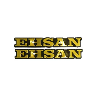 آرم باک فلزی احسان طلایی EHSAN موتورسیلکت
