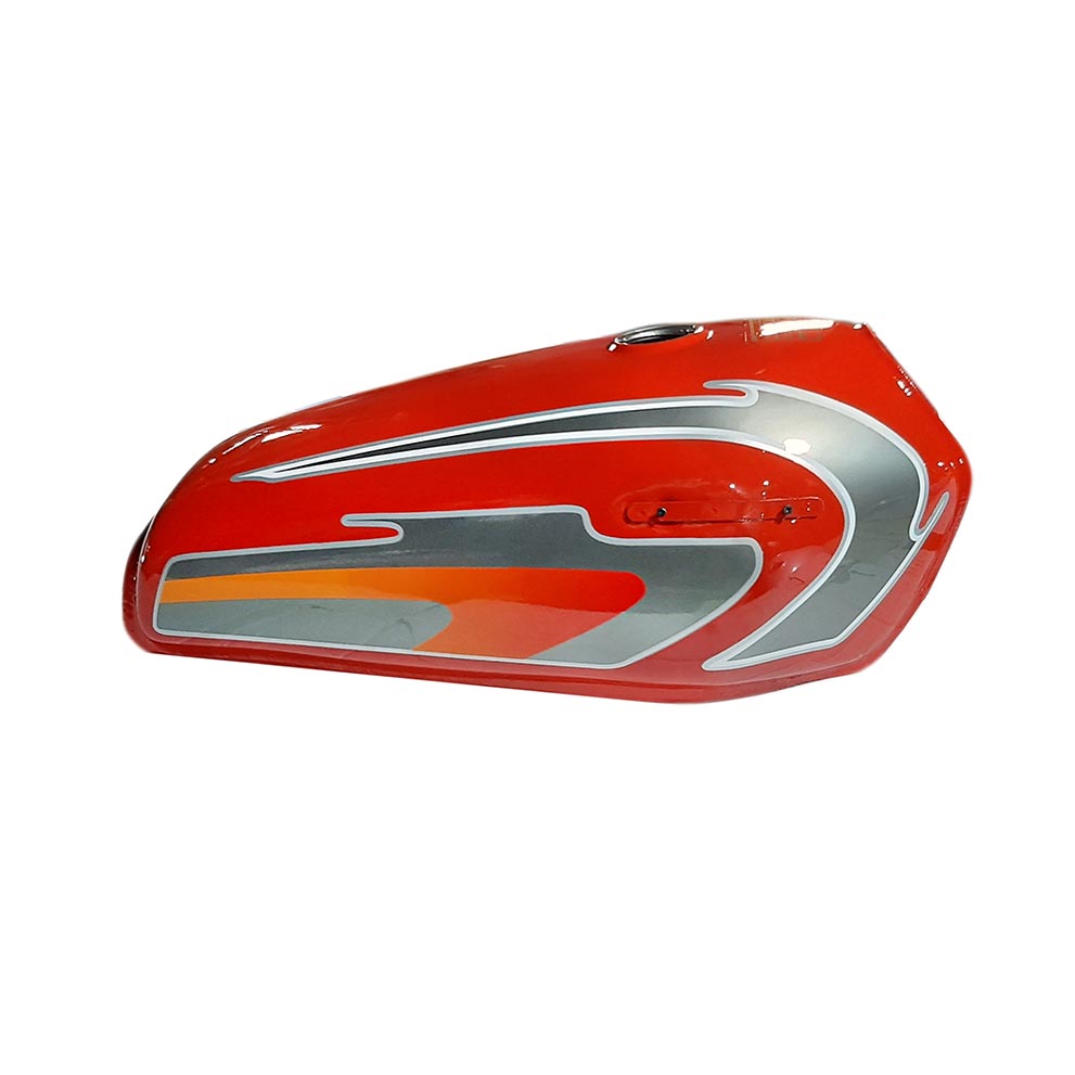 باک موتورسیکلت کاربراتور گوجه ای سپند روشن