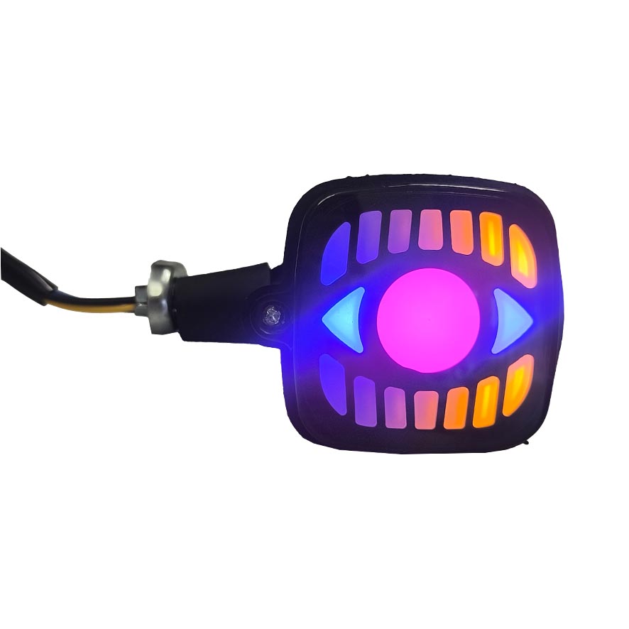 چراغ راهنما LED اسپرت طرح چشم موتورسیکلت رانینگ دار