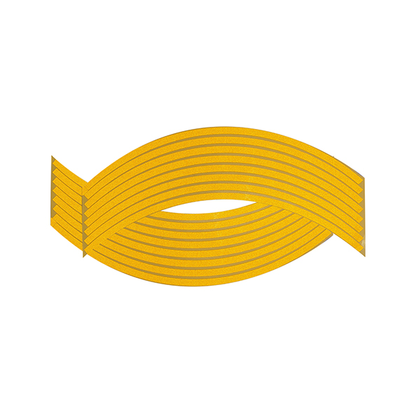 برچسب دور طوقه موتورسیکلت زرد