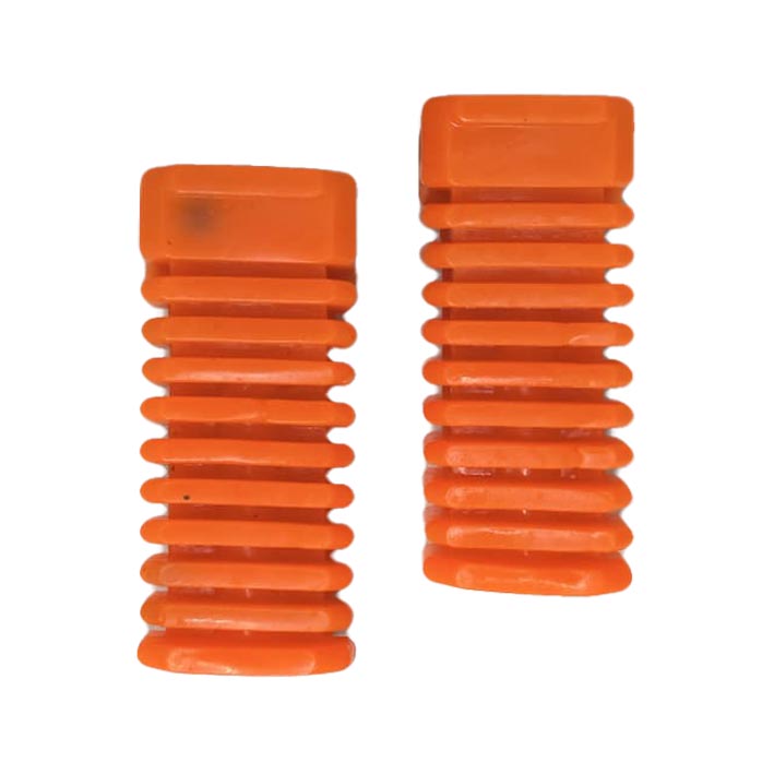 لاستیک جاپایی رکاب جلو نارنجی ژله ای اقتصادی موتورسیکلت هوندا