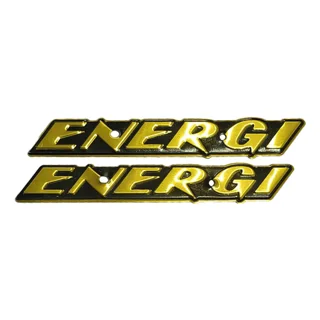 آرم باک فلزی انرژی طلایی ENERGI موتورسیلکت