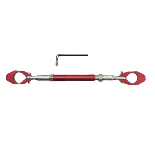 میل فرمان رنتال ریگلاژدار قرمز پیچی موتورسیکلت