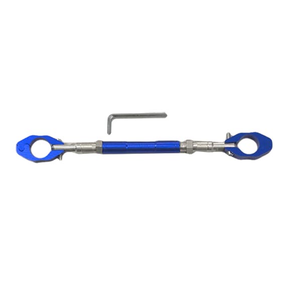 میل فرمان رنتال ریگلاژدار آبی پیچی موتورسیکلت