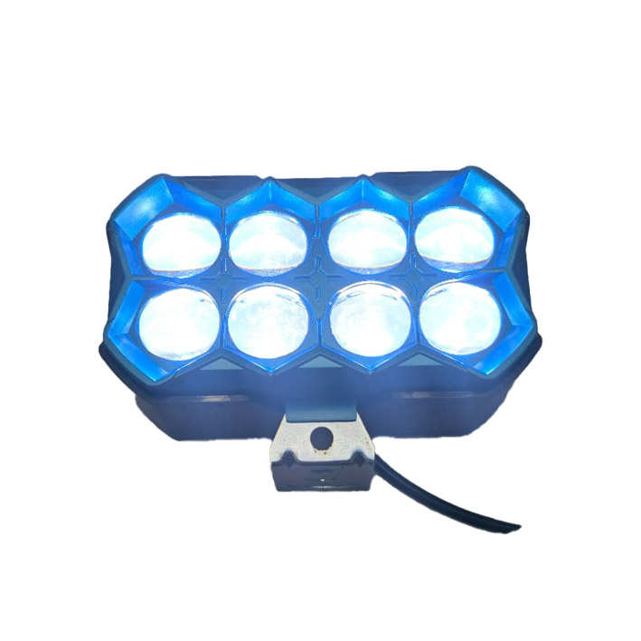 پرژکتور 6 ال ای دی نور خطی LG-F8 (نور ثابت سفید و زرد) موتورسیکلت