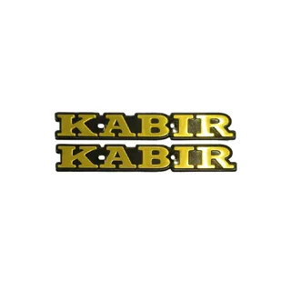 آرم باک فلزی کبیر طلایی KABIR موتورسیلکت